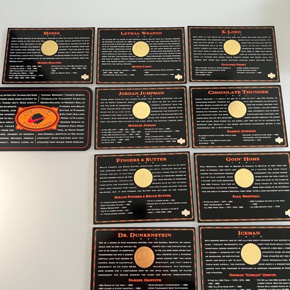1994 Vintage Tin Nike Ink Original Poster Cards Upper Deck Set - Picture 4 of 5